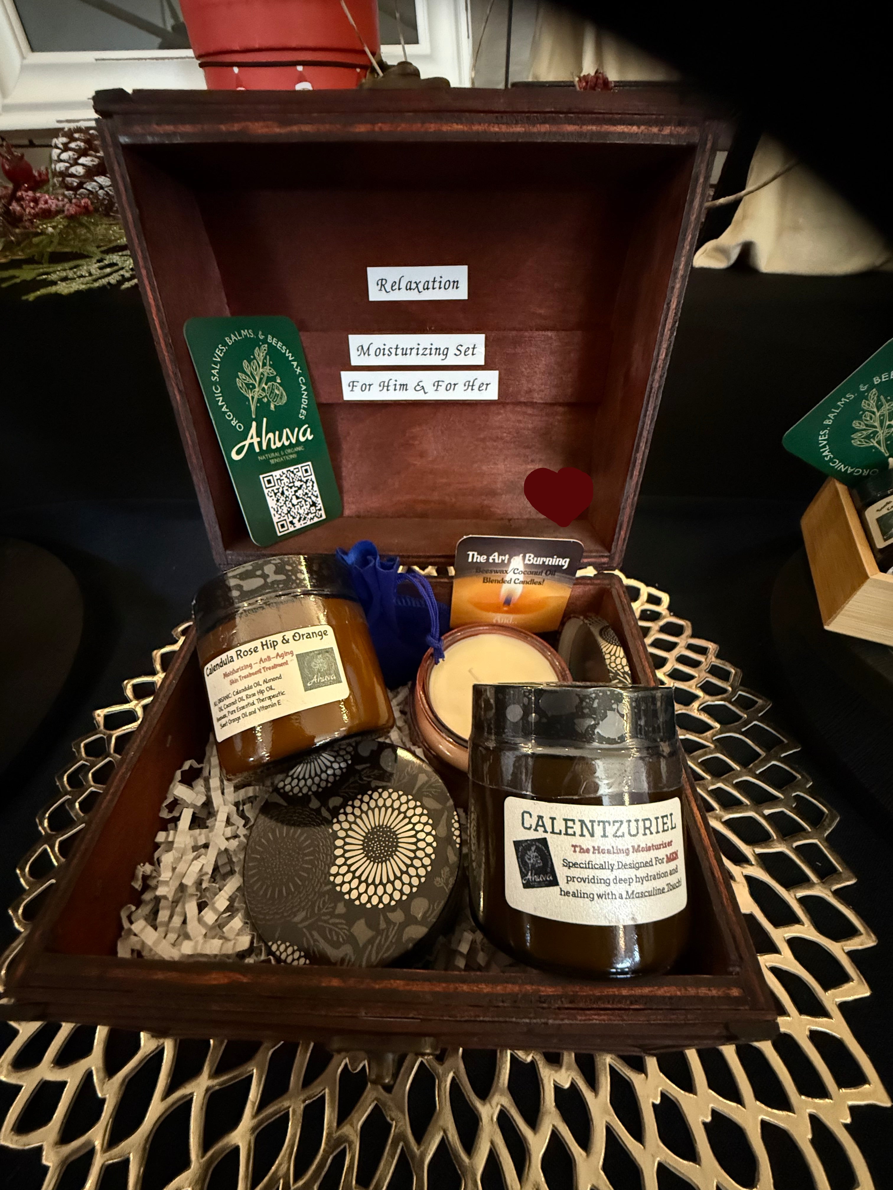 Treasure Chest Gift Box, Relaxation Massage by Candlelight for Her & for Him!